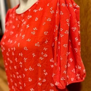 Elodie ❣️ Red Floral Women's Top